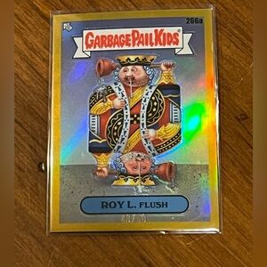 Garbage Pail Kids Chrome 2024 Series 7 Roy L. Flush 266A Gold Refractor 40/50